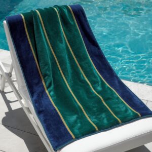 luxury velour pool towel